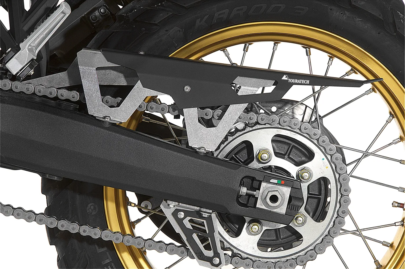 Chain Guard, Black, For Honda CRF1000L Africa Twin/ CRF1000L Adventure Sports - Image 2