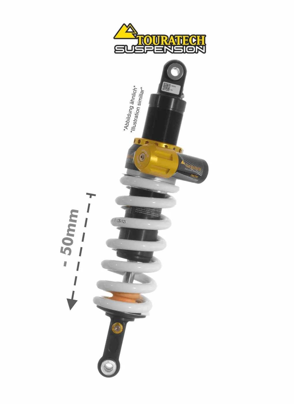 Touratech Lowering Shock (-50 Mm) – BMW F800GS 2008-2012 – Explore HP, Level2