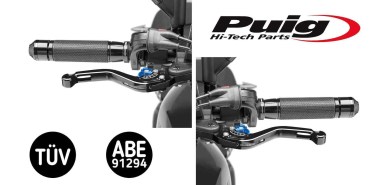 Puig 3.0 Short Lever Set Blue - CRF1000 (All Models)