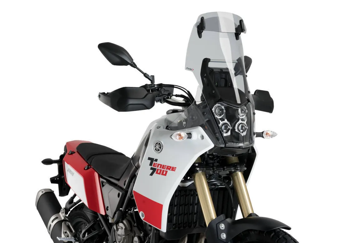 Puig Touring Screen With Visor - LIGHT TINT - Tenere 700 / World Raid