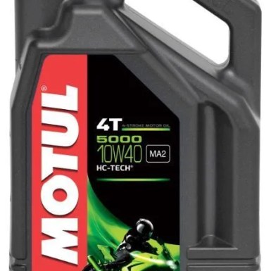 Motul 5000 10W40 Semi Synthetic Motorbike Oil - 4Ltr