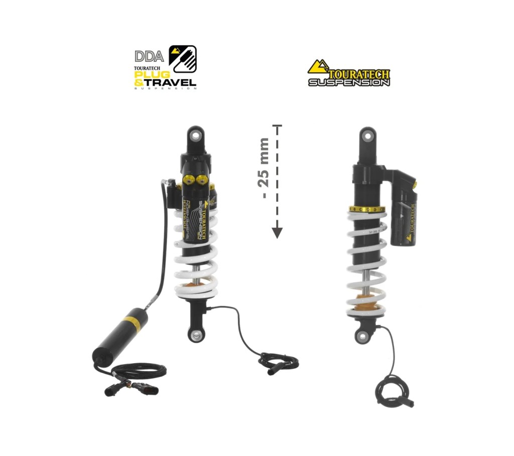 Touratech Plug & Go Suspension Set - 25mm Lowering - BMW R1200GSA -  2014 - 2016