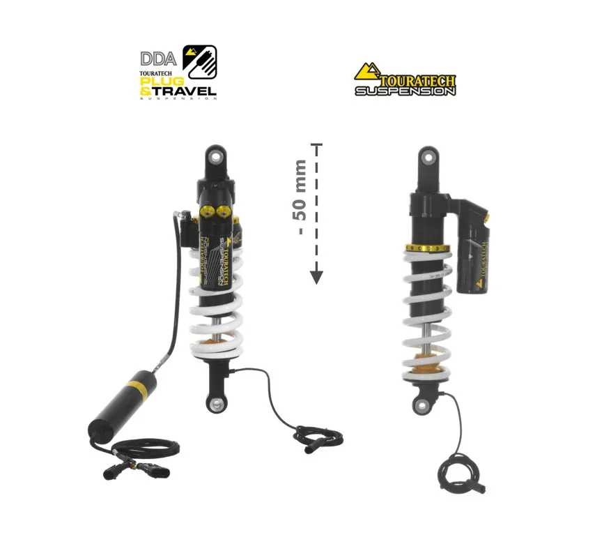 Touratech Suspension-SET Plug & Travel -50 Mm Lowering For BMW R1200GS / R1250GS From 2017