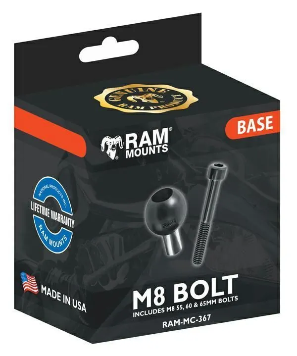 RAM Mount - M8 Bolt With Choice Of Bolt Length - Image 2