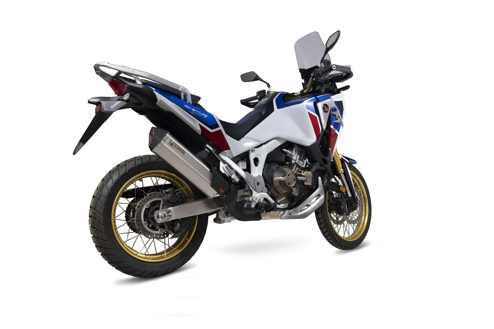 Scorpion Brushed Stainless Slip-On Silencer - CRF1100 - Image 3