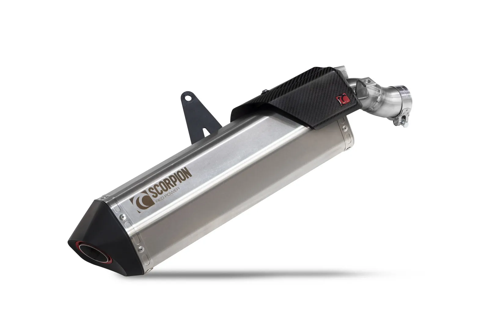 Scorpion Brushed Stainless Slip-On Silencer - CRF1100 - Image 5