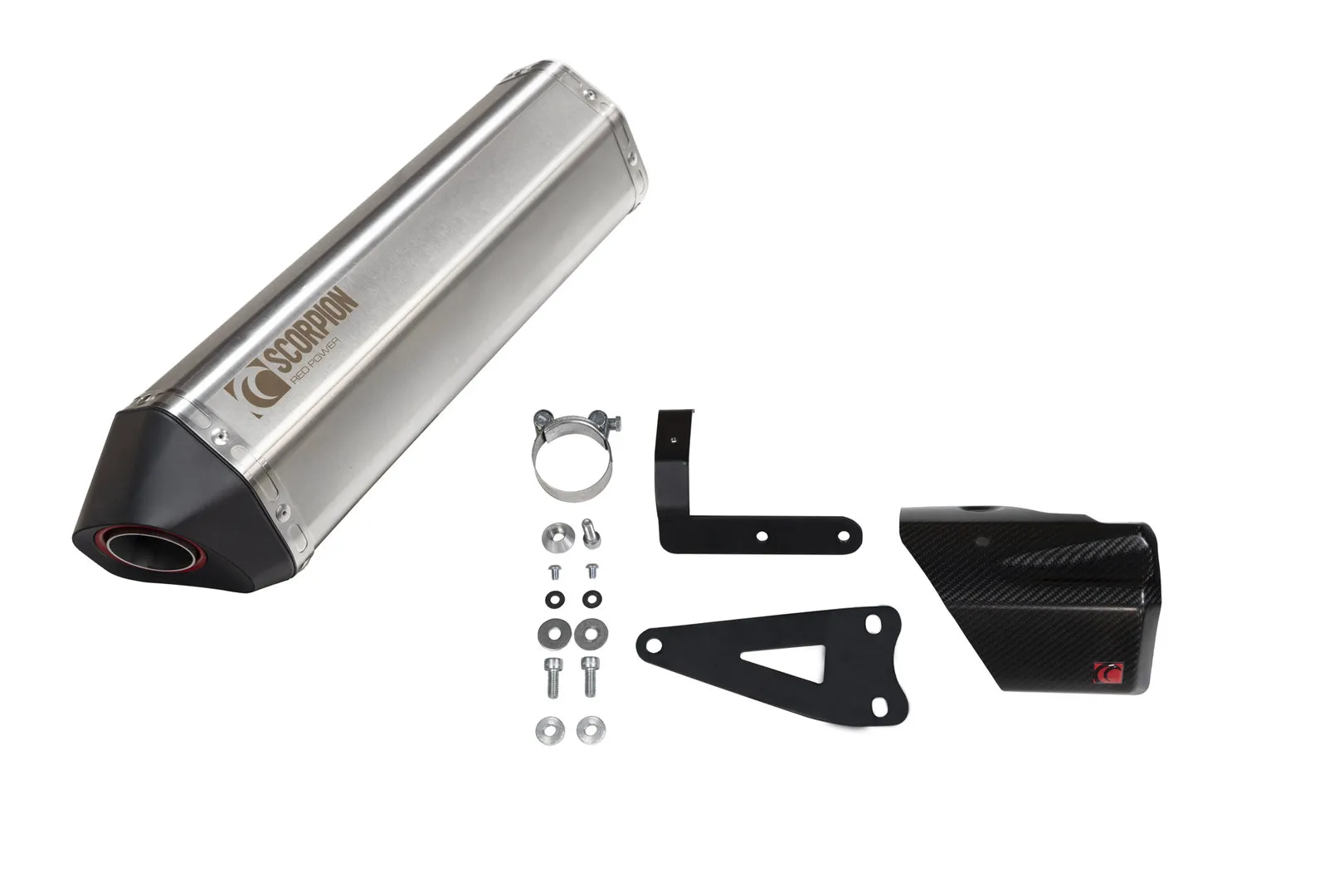 Scorpion Brushed Stainless Slip-On Silencer - CRF1100 - Image 4