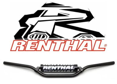 Renthal 22mm RC High Handlebar - Black - With Bar Pad