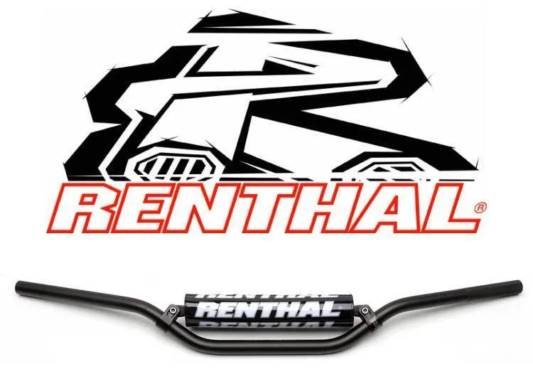 Renthal 22Mm RC High Handlebar - Black With Bar Pad