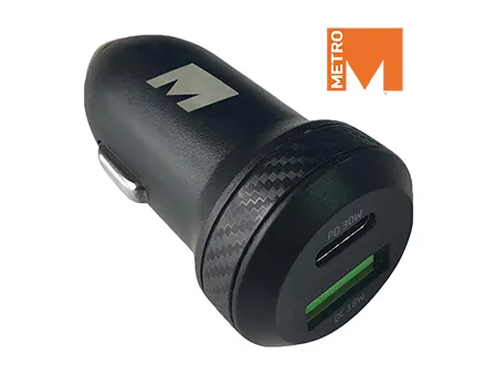 METRO Dual USB Charger QC 3.0
