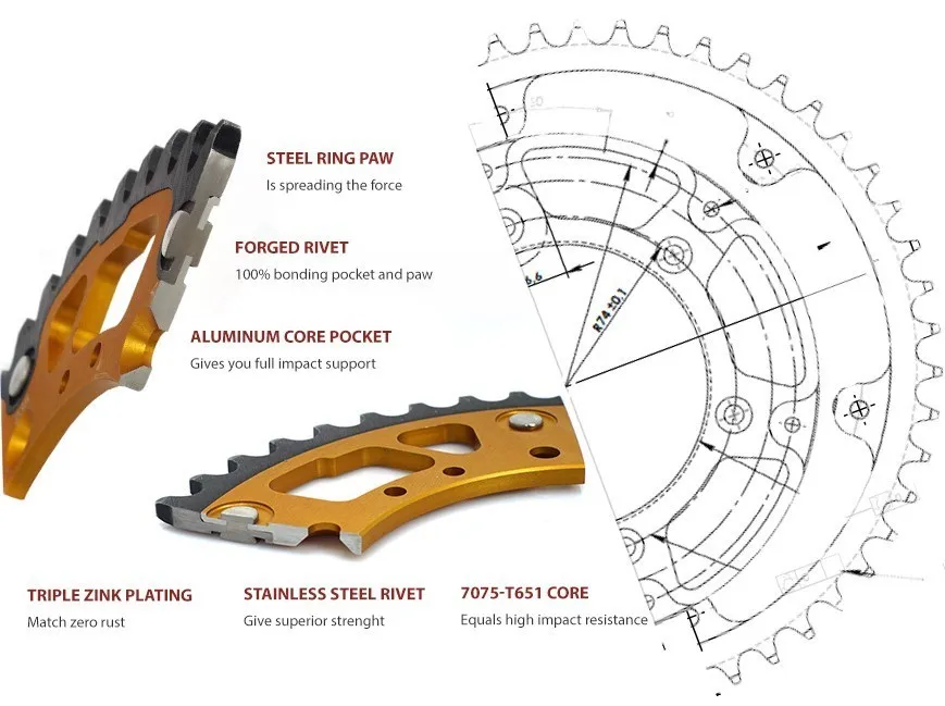 Supersprox Stealth Sprocket - 49 Teeth - KOVE 450 Rally - Image 7