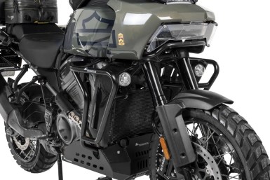 Stainless Steel Crash Bars - Black - Harley-Davidson RA1250 Pan America