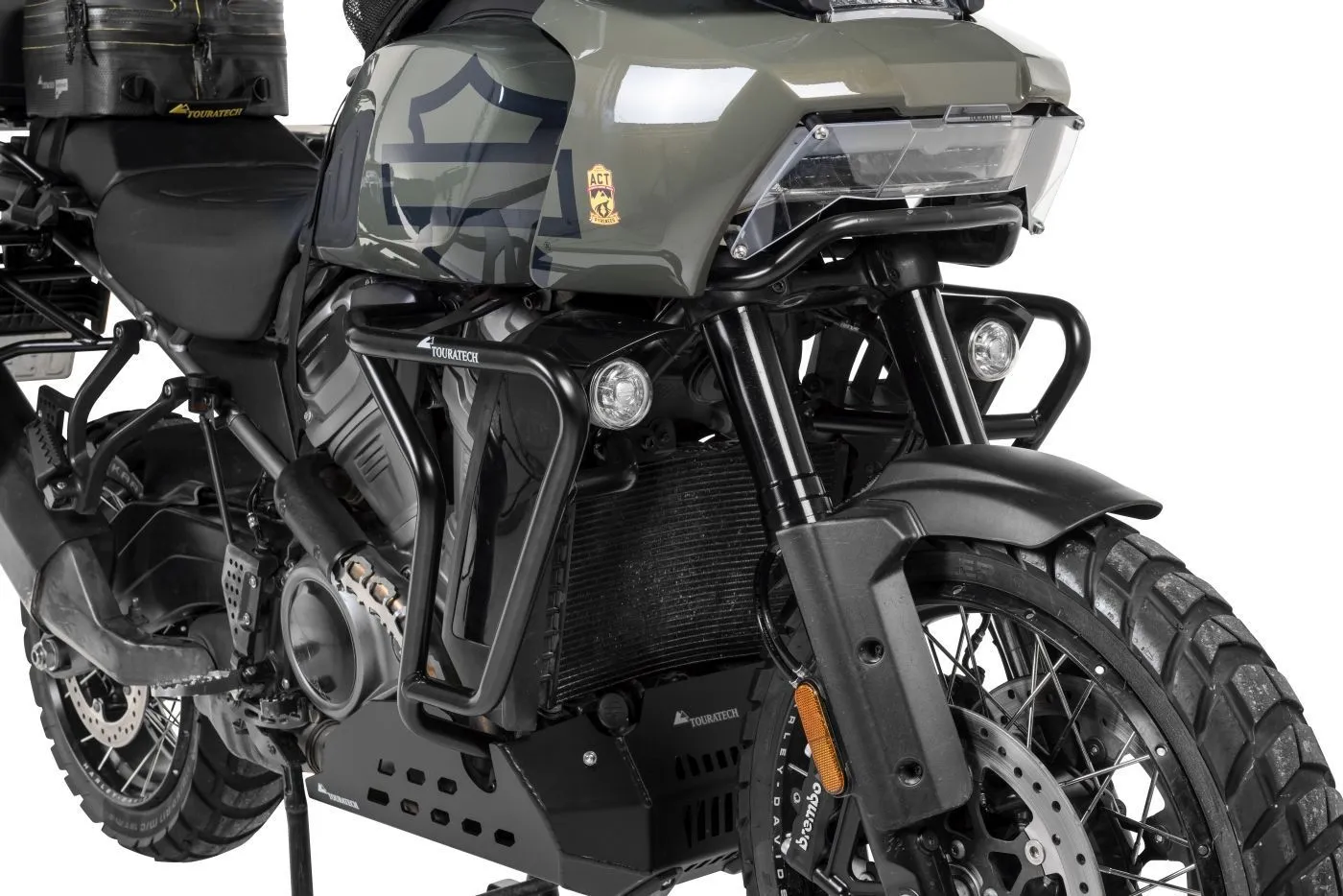 Stainless Steel Crash Bars – Black – Harley-Davidson RA1250 Pan America