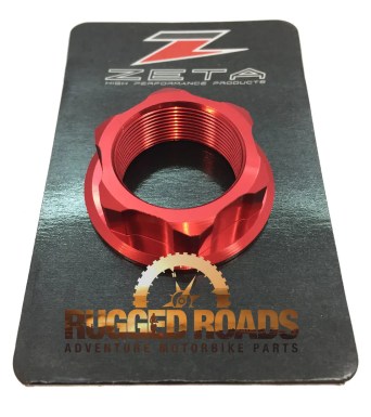 Steering Stem Nut - Anodised Red - CRF1000/CRF1100