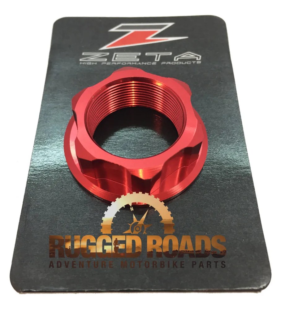 Steering Stem Nut - Anodised Red - CRF1000/CRF1100