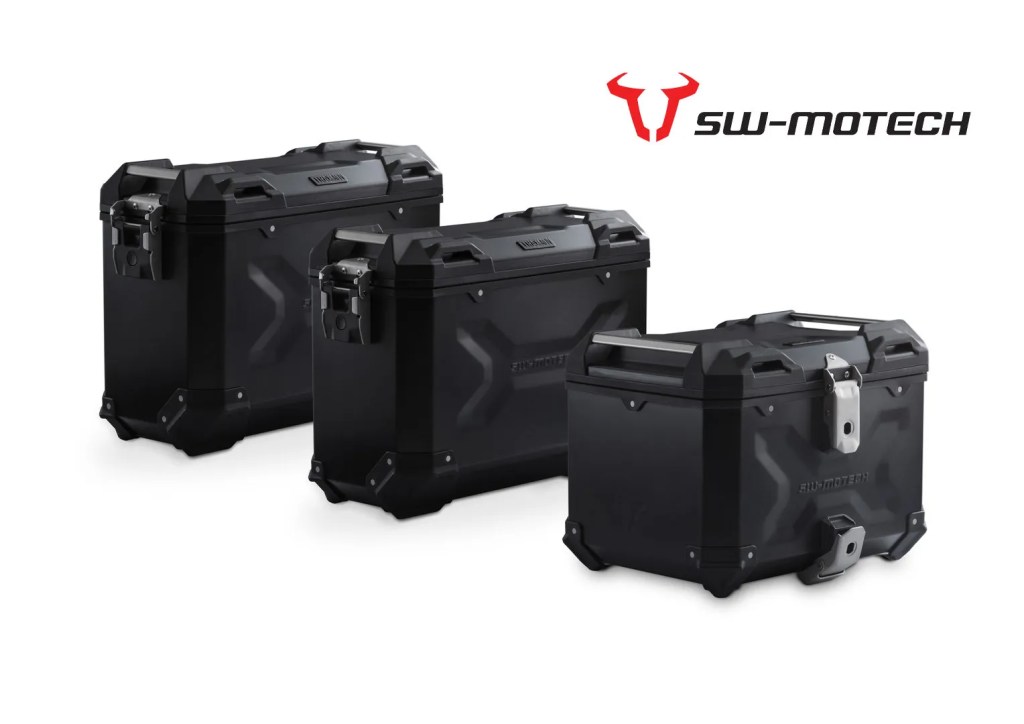SW Motech TRAX Adventure Set Luggage. Black For Honda CRF1000 Africa Twin (2016>)