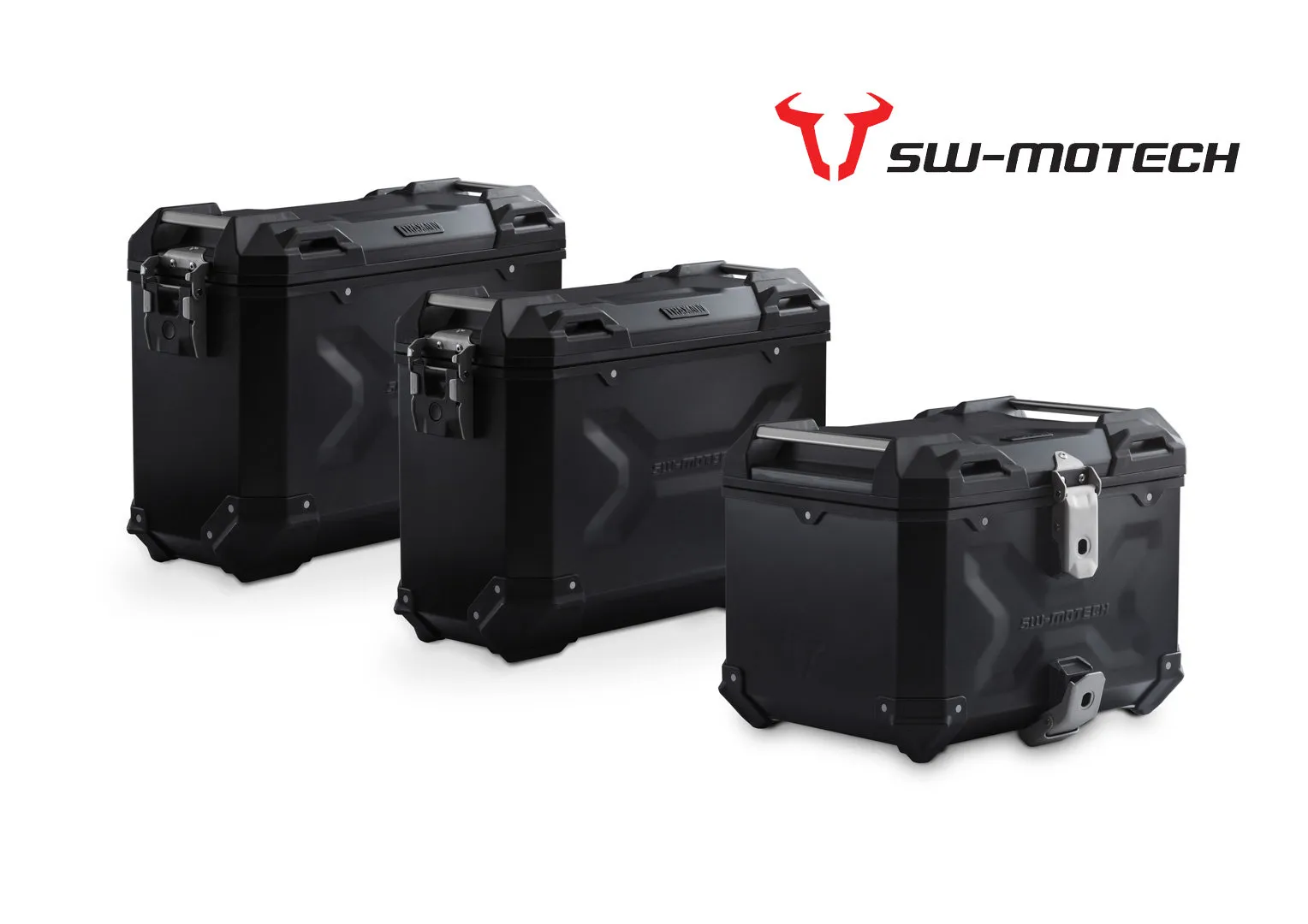 SW Motech TRAX Adventure Set Luggage. Black For Honda CRF1000 Africa Twin (2016>)