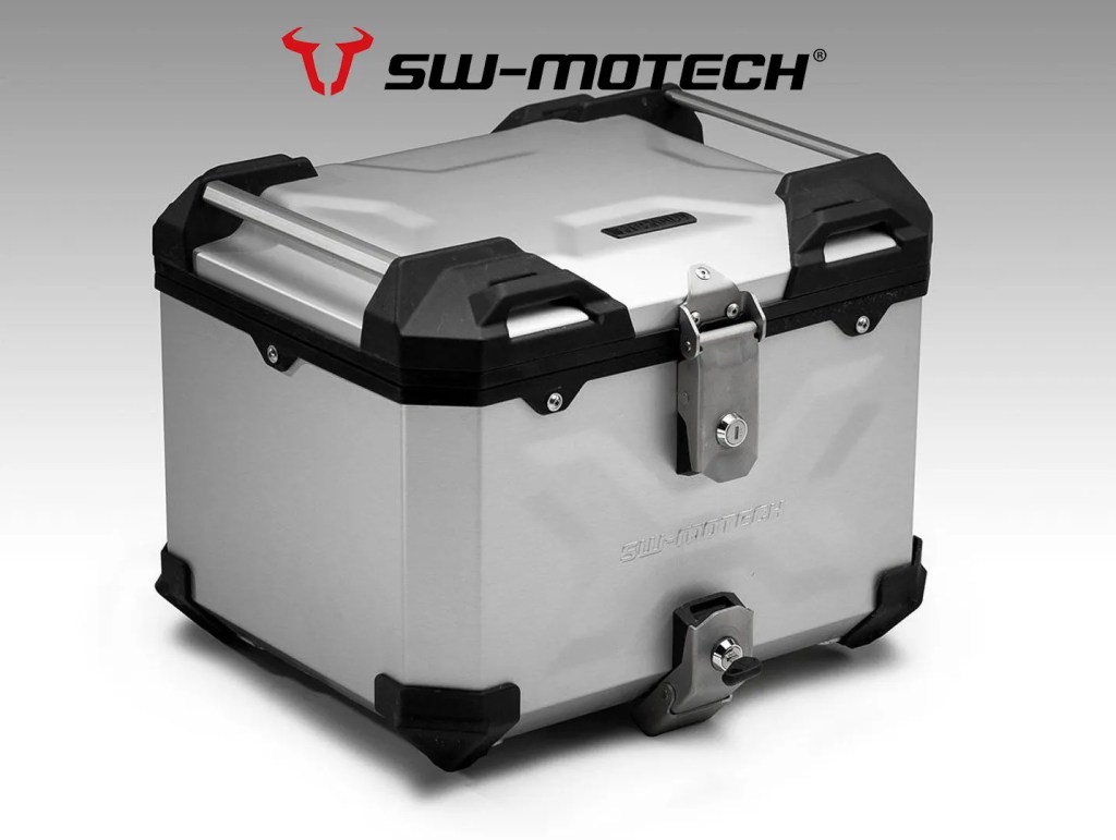 SW Motech TRAX Adventure Top Case System - SILVER for Honda CRF1000 Adventure Sport (2018>)