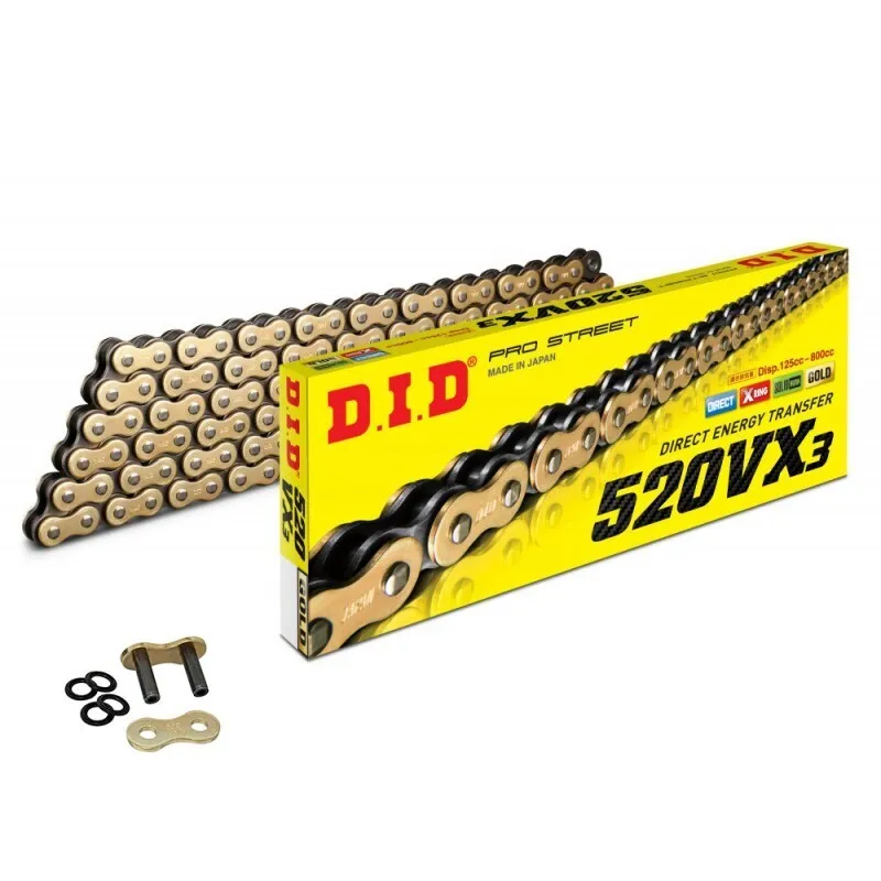 DID Chain - 520VX122 VX-Series GOLD - Tenere 700 2025 Onwards