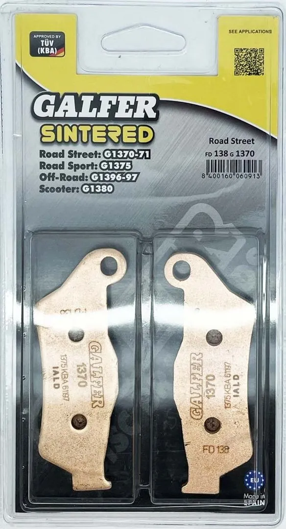 Galfer Sintered Front Brake Pads - Tenere 700 - Image 2