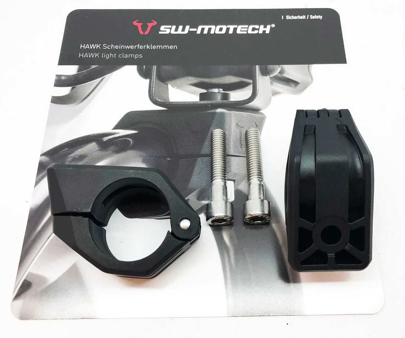 SW Motech Crash Bar Clamps For Auxiliary Lights