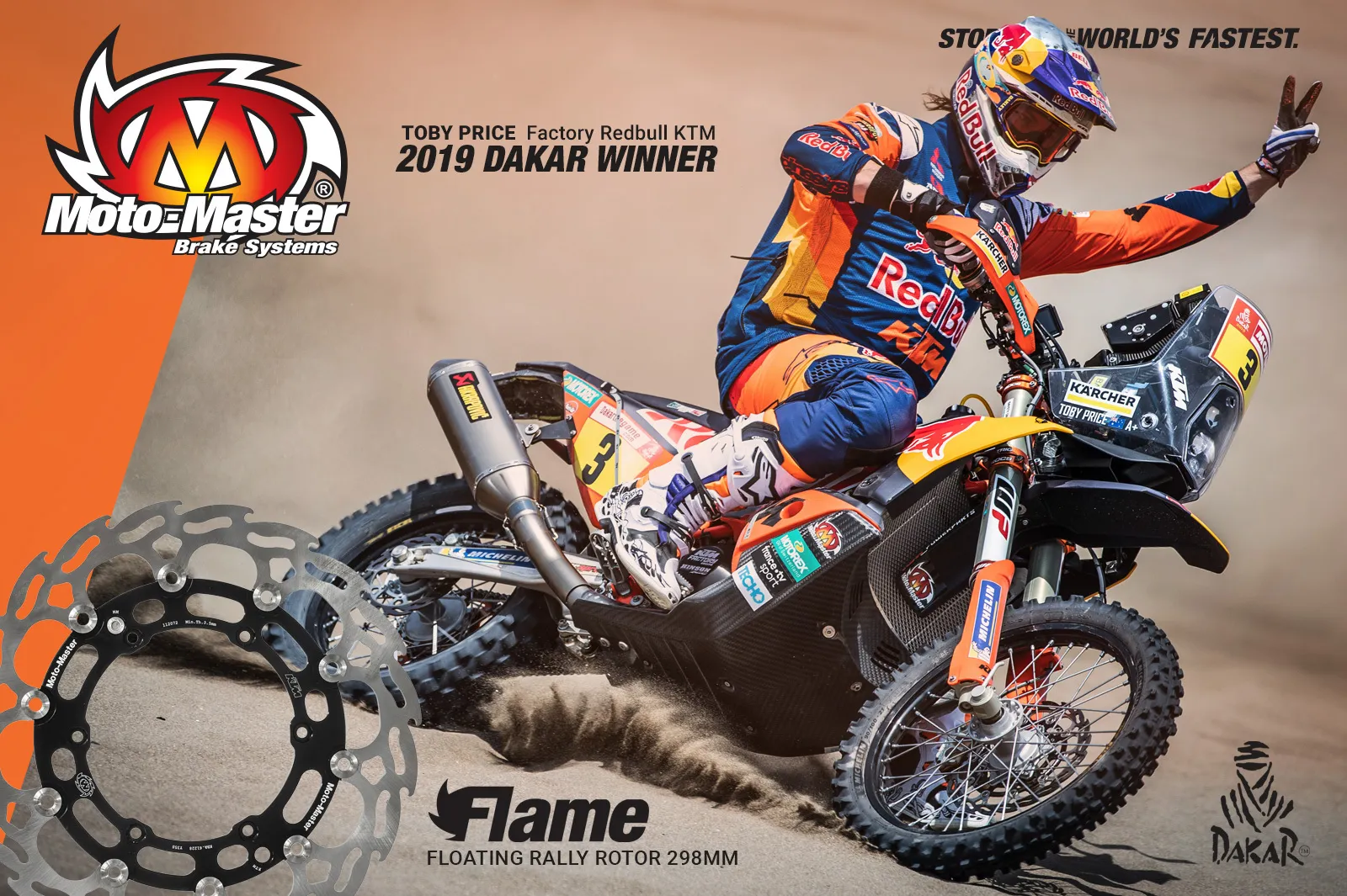 Moto-Master Flame Floating Front Brake Disc RIGHT – Tenere 700 - Image 5