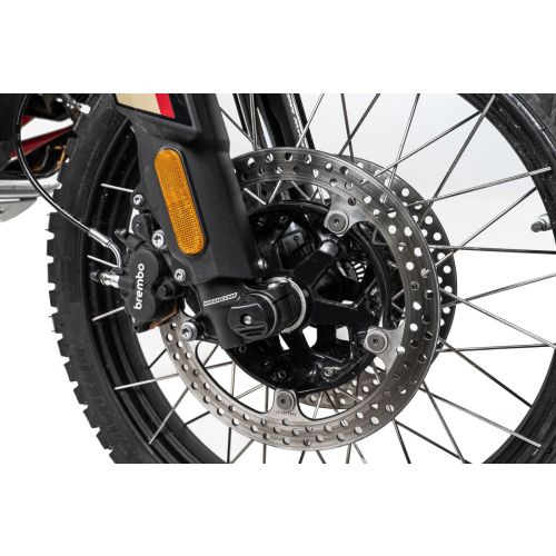 Touratech Front Axle Slider Kit - BMW R1300GS/A, R12G/S, F900GS/A, F850GS/A, F800GS, F750GS