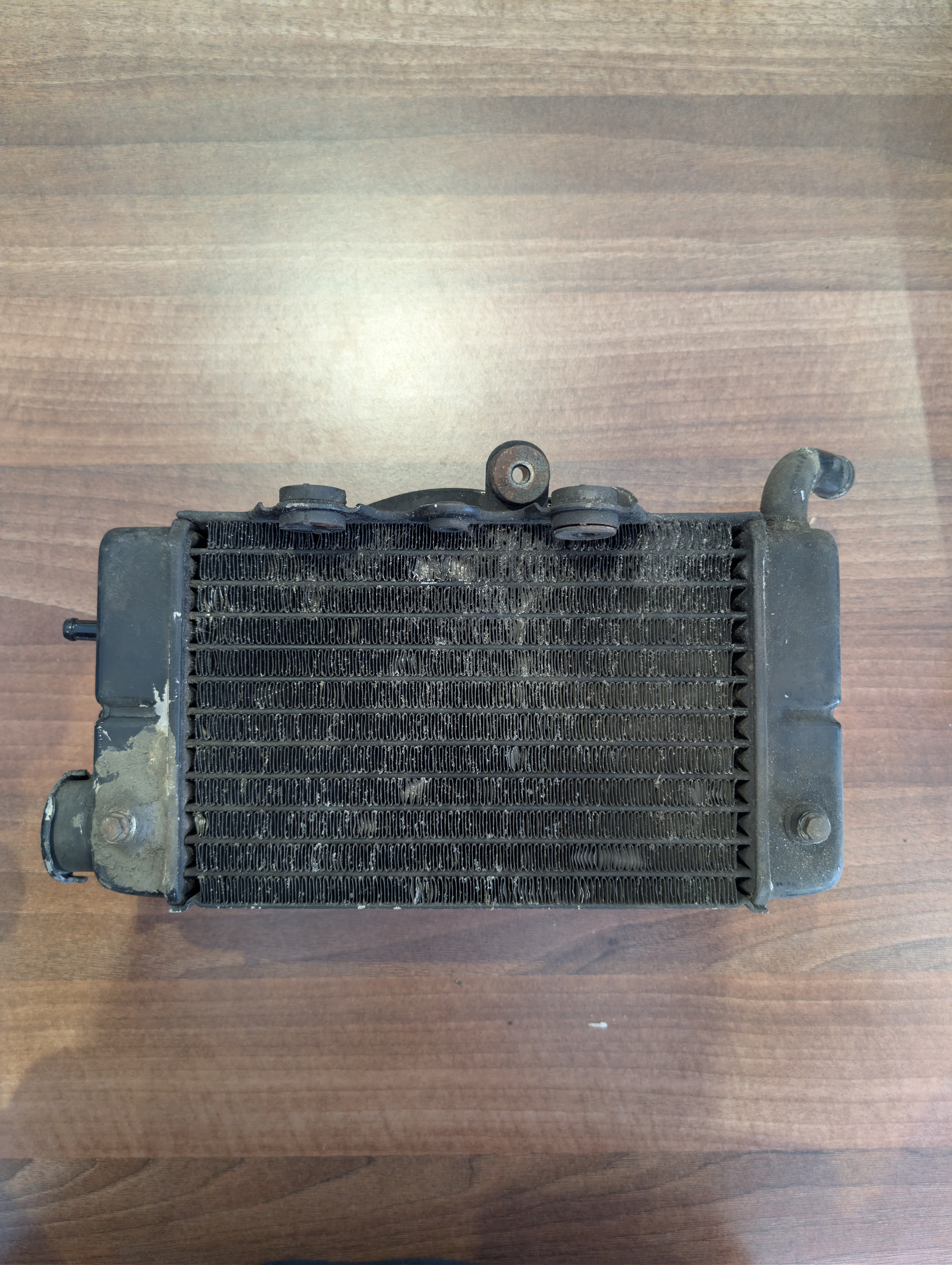 OEM Honda Right Radiator + Fan Assembly - Africa Twin RD07/07A - USED