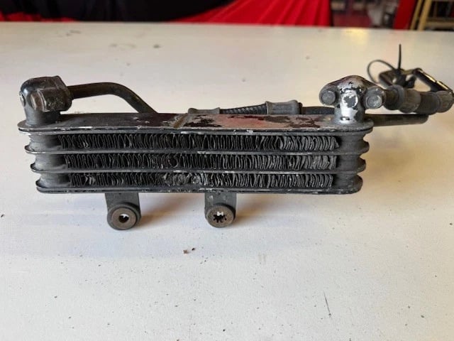 OEM Honda Oil Cooler - Africa Twin XRV750 RD04 - 1990-92 - Complete - USED