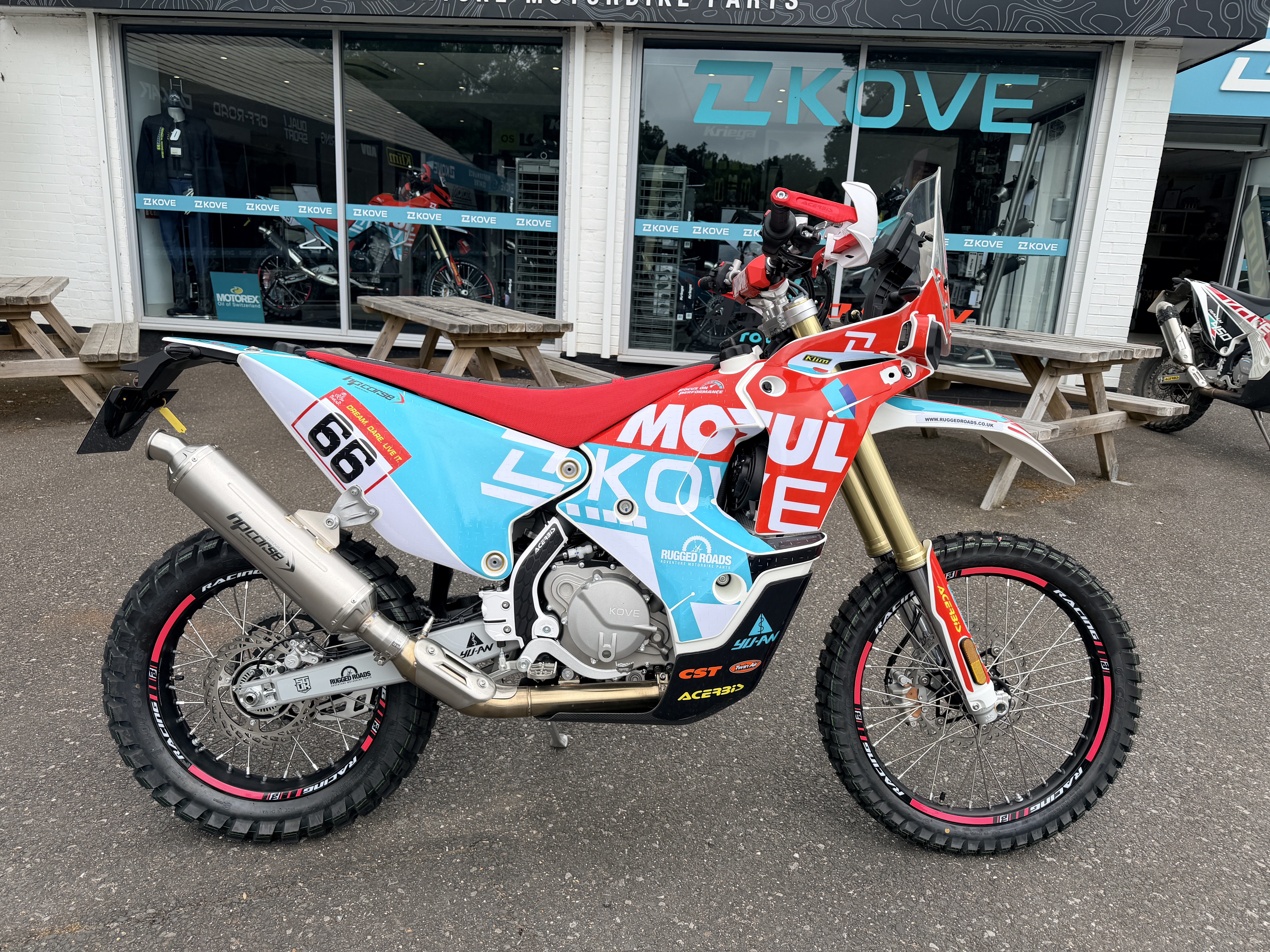 KOVE 450 RALLY - #66 Dakar Replica - Image 2