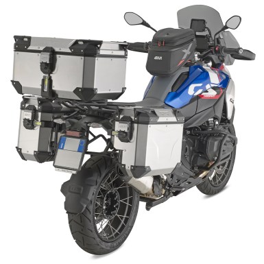 GIVI - TREKKER OUTBACK EVO 33L ALUMINIUM CUT-OUT PANNIER (RIGHT SIDE)