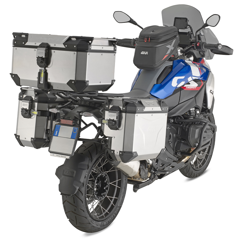 GIVI - TREKKER OUTBACK EVO 33L ALUMINIUM CUT-OUT PANNIER (RIGHT SIDE)