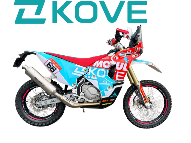 KOVE 450 RALLY - #66 Dakar Replica