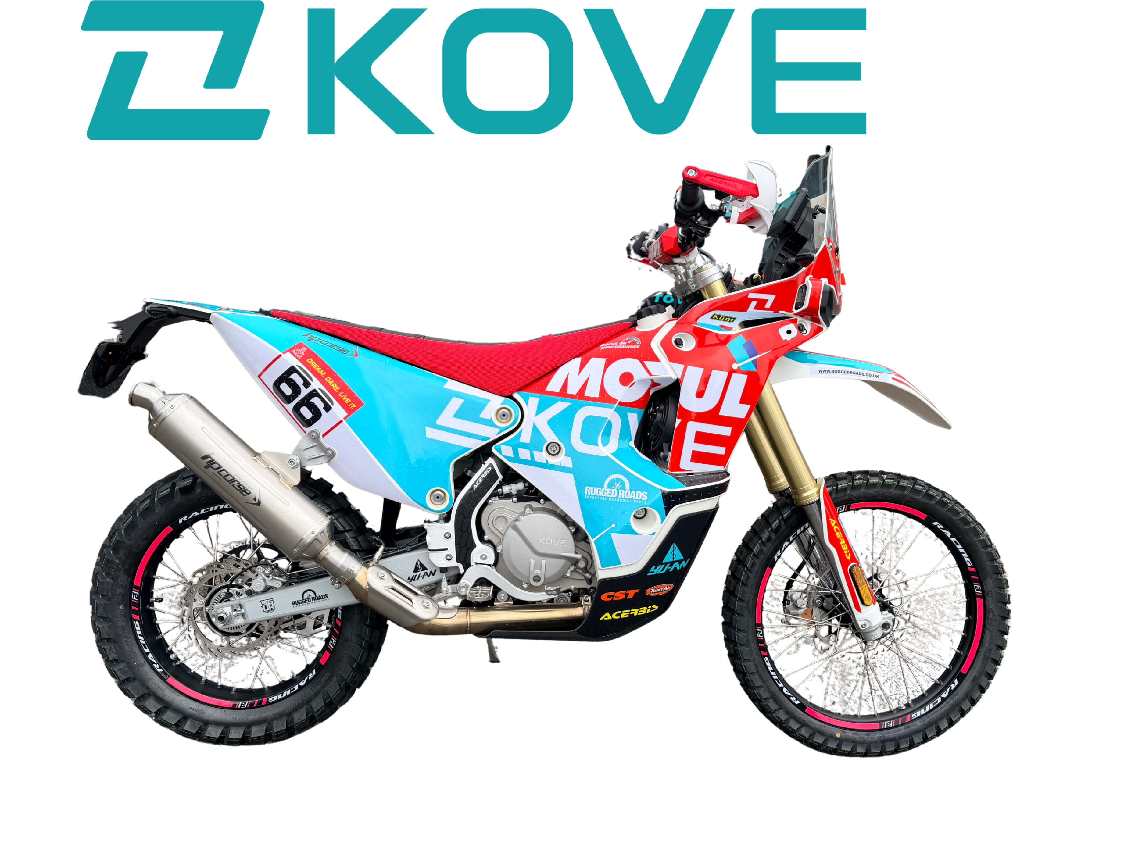 KOVE 450 RALLY - #66 Dakar Replica
