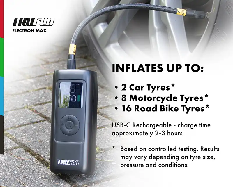 Truflo Electron Max Lithium Tyre Pump - Image 8