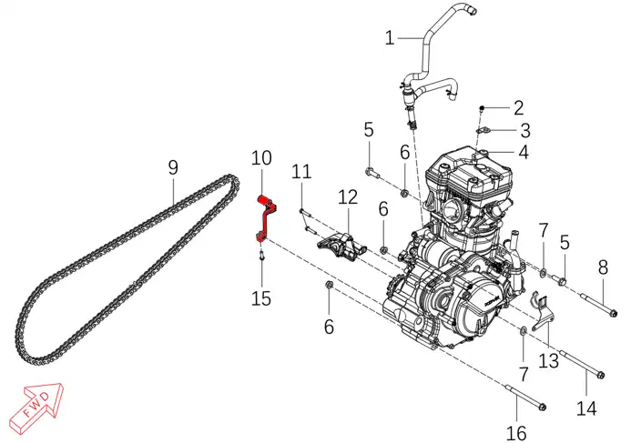 OEM KOVE - Gear Lever Assembly