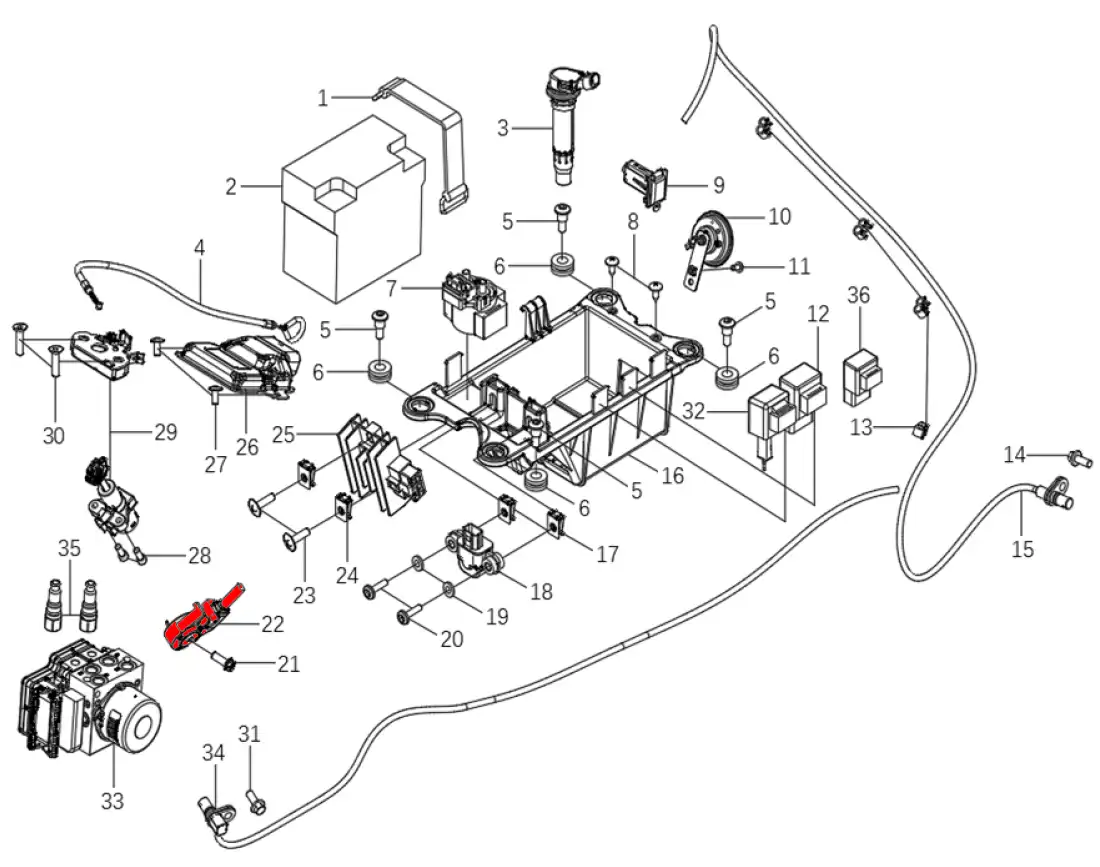 OEM KOVE Side Stand Cut-off Switch - 450 RALLY