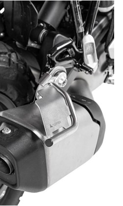 Touratech Stainless Steel Exhaust Heat shield - BMW F450GS